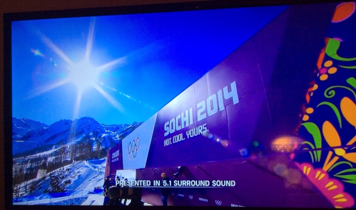 The Opening Ceremonies from Sochi, on NBC (From TV screen)