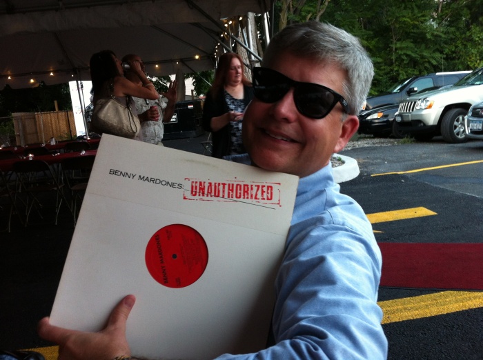 Mike Jorgensen, ready to get "Benny Mardones Unauthorized" signed.