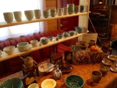 Dishes, bowls and more, made by Bruce.