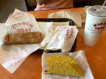 Tacos and burritos.